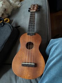 Ukulele with case
