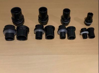 UPVC - PVC fish tank connector / adapter size 32mm