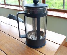Bodum cafetiere.