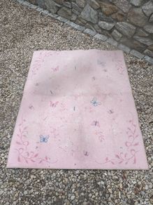 Girls Pink bedroom rug