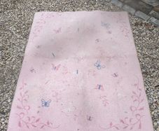 Girls Pink bedroom rug