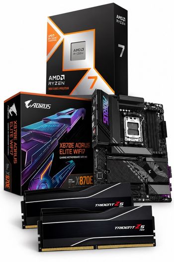 Amd Ryzen 7 9800x3d + X870e Aorus Elite Wifi7 + 32gb Ddr5 6000mhz Gaming Bundle
