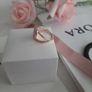 New genuine pandora pink enamel heart ring Image 4