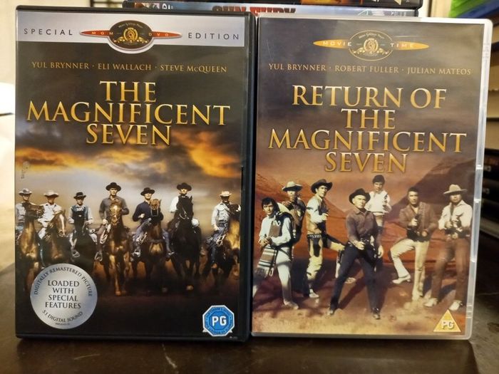 Western Movie Dvd Collection Bundle Classic Vintage Films Magnificent Seven True Grit The Alamo Etc