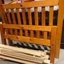 Lovely Sturdy Single Wooden Bed Frame - Can Deliver Image 2