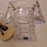 Crystal candle holder and candle NEW Image 4