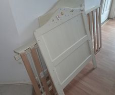 Wooden baby cot