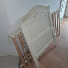 Wooden baby cot
