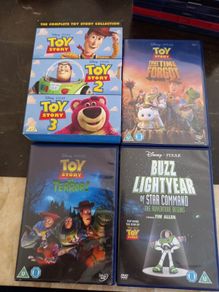 Toy Story DVD Collection Bundle Disney Pixar Woody Buzz Lightyear