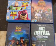 Toy Story DVD Collection Bundle Disney Pixar Woody Buzz Lightyear