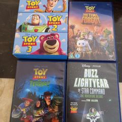 Toy Story DVD Collection Bundle Disney Pixar Woody Buzz Lightyear