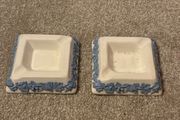 A Pair of Vintage Wedgwood Queensware Ashtrays