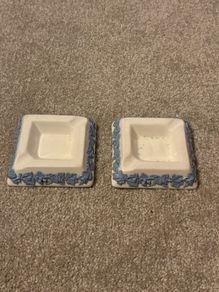 A Pair of Vintage Wedgwood Queensware Ashtrays