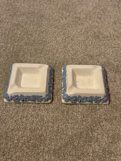 A Pair of Vintage Wedgwood Queensware Ashtrays