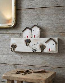 Handcrafted wooden key holder