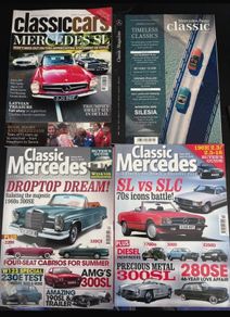 Classic Mercedes Magazines x4