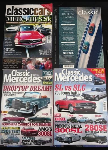 Classic Mercedes Magazines x4