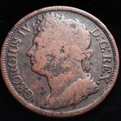 #885 - Hibernia - Ireland - 1822 - One Penny