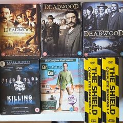 TV DVD Box Sets - The Shield, Deadwood, Breaking Bad, The Killing, NYPD Blue, Ricky Gervais