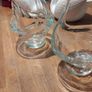 A Beautiful Vintage Pair Glass Swans Image 4