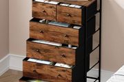 Chest of Drawers for Bedroom with 6 Drawers, Storage Cabinet Storage Unit with Fabric Drawers