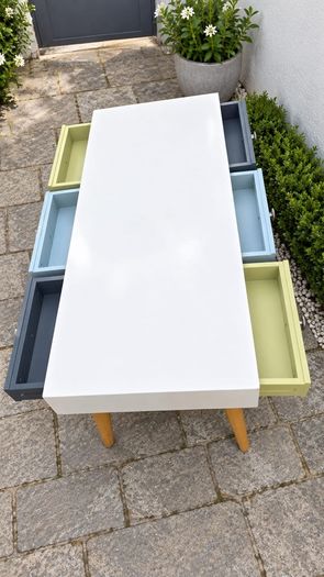 Mid-Century Style Console Table