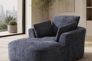 Softy Compressed Indoor Lounge Sofa Chair - Grey