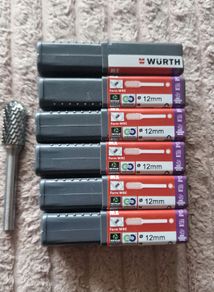Wurth Tungsten carbide bur with MX teeth 12mm