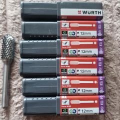 Wurth Tungsten carbide bur with MX teeth 12mm
