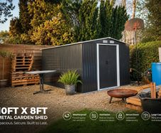 Metal Garden Shed 10ft x 8ft