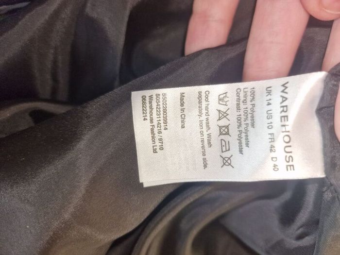 Wearhouse Satin Dress