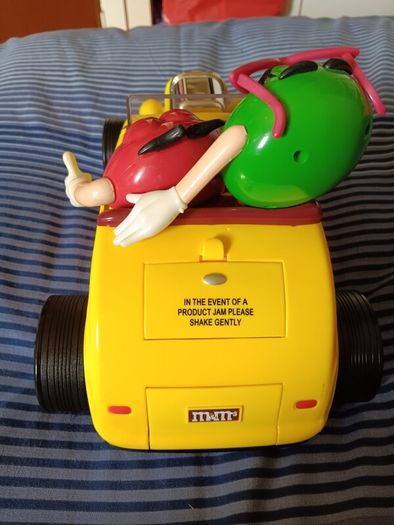 M&M's Rebel Without A Clue Hot Rod Candy Dispenser. (A few minor marks. See pictures.)