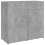 Sideboard Concerte Grey 160x36x75 cm Chipboard Image 4