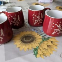 Large Christmas mugs