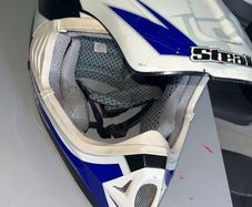 Stealth motorcycle helmet