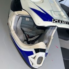 Stealth motorcycle helmet