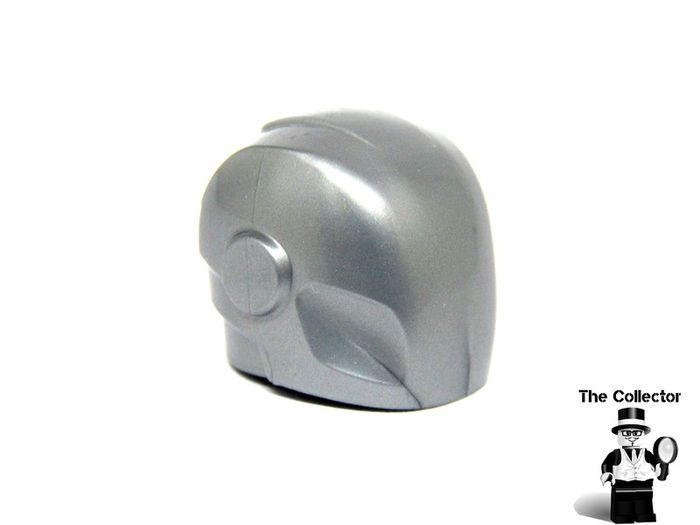 LEGO Iron Man Silver Gray Colour Helmet Unprinted Prototype Rare And Hard To Find