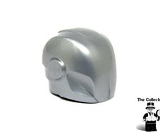 LEGO Iron Man Silver Gray Colour Helmet Unprinted Prototype Rare And Hard To Find