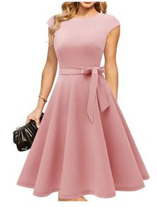 Brand New DRESSTELLS Women s 1950s Vintage Retro Rockabilly Audrey Hepburn Dress