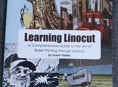 Learning  Linocut/Susan Yeates
