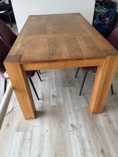 Solid wood kitchen table