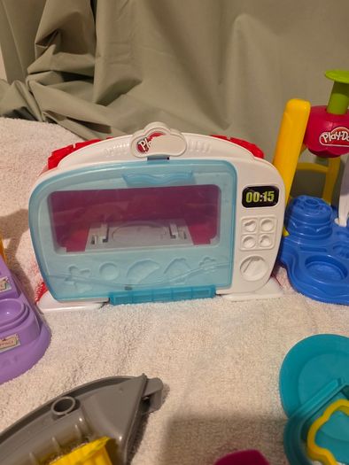 Selection of playdough sets and accessories