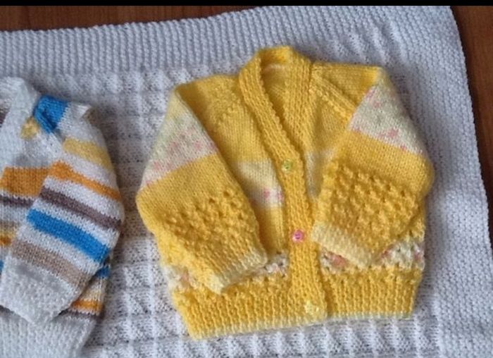 Handmade baby cardigans & Blankets