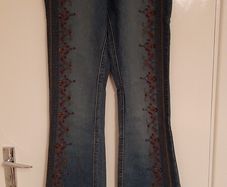 Vintage look bootcut jeans