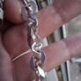 Mens Sterling Silver Cuban Chain Bracelet Image 8
