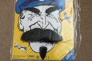 Fake mustache, beard, eyebrows