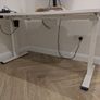 White sit-stand desk Image 2