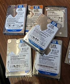 1TB...2.5 inch hard drives