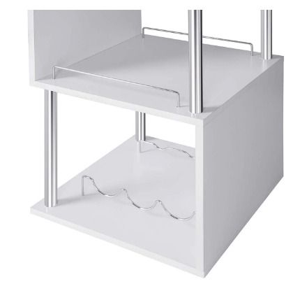 BRAND NEW Light luxury modern minimalist bar table, bar table, dining table, with three shelf space wine rack