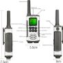 RT45 Walkie Talkie, Rechargeable Walkie Talkie for Adults Long Range, PMR446 16 Channels, With AA Battery LED Torch Walkie Talkies for Family Hiking, Outdoor(Silver, 2Pcs) Image 6